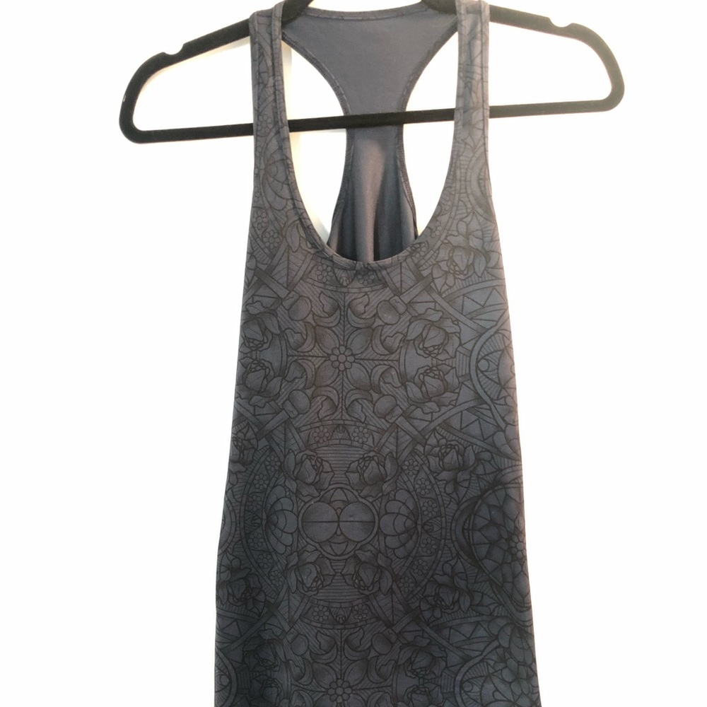 Lululemon Cool Racerback Blue/Black print